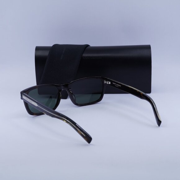 Saint Laurent SL662 004 Rectangle Sunglasses - Havana/Grey - Picture 7 of 11